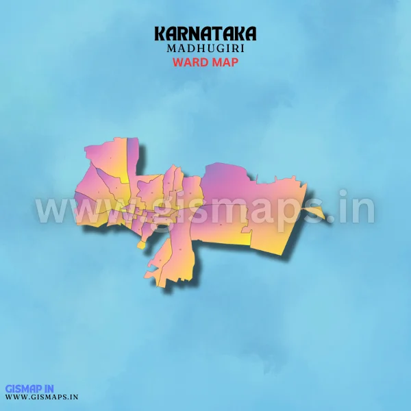 Madhugiri Ward Map (Karnataka)